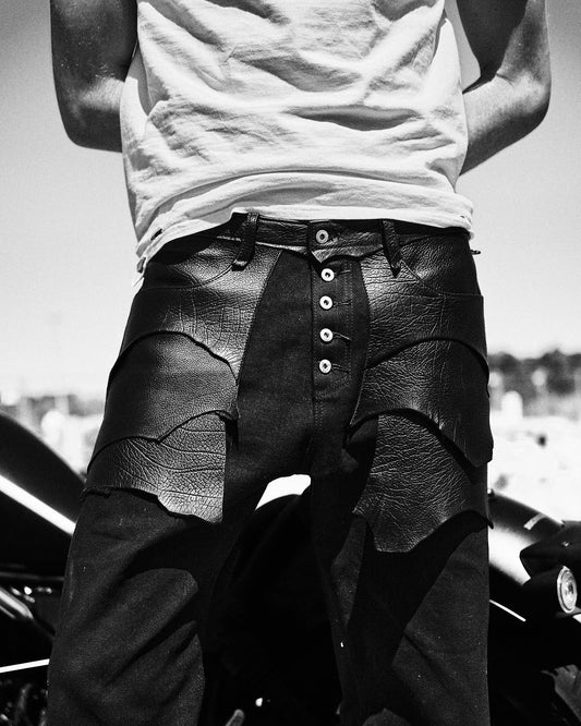Leather Selvedge Denim